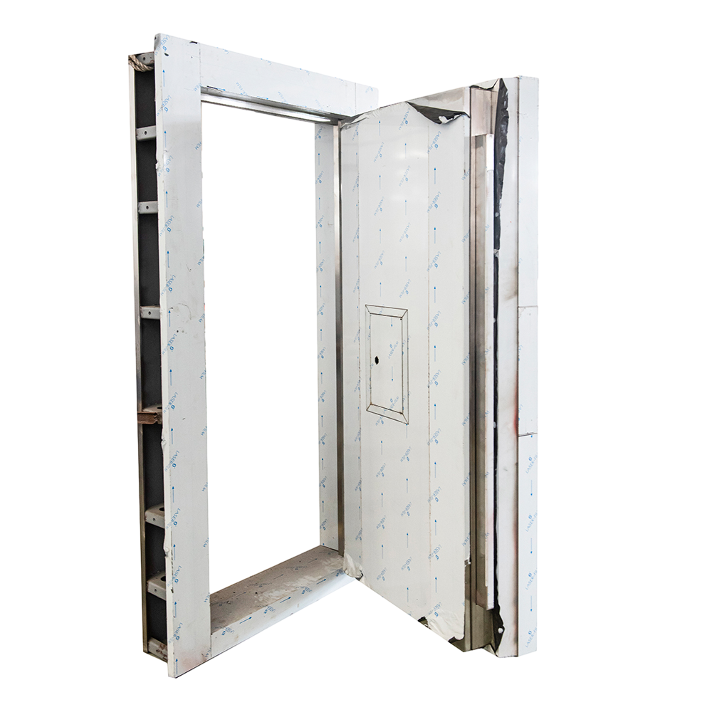 Kaliwa-hinge inswing hindi kinakalawang na asero fireproof burglar proof bank security vault door