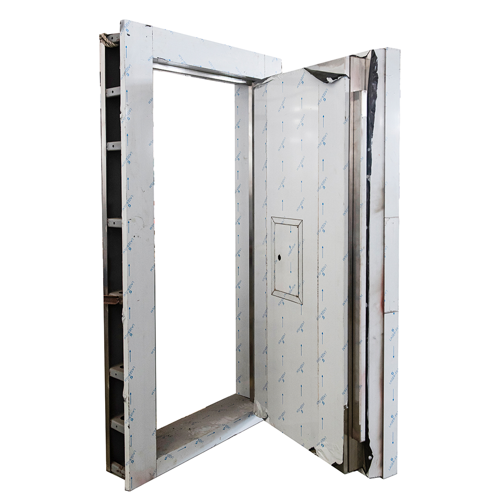 Kaliwa-hinge inswing hindi kinakalawang na asero fireproof burglar proof bank security vault door